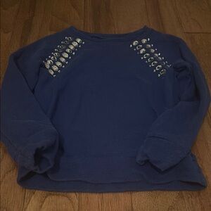 Crewcuts Blue Cotton Sweater